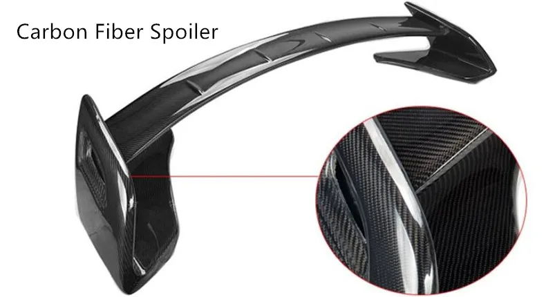 Carbon Fiber Спойлер для Toyota GT86 86& для SUBARU BRZ 2012 2013 высокое качество углеродное волокно& FRP крыло выступ спойлеры - Цвет: Carbon Fiber