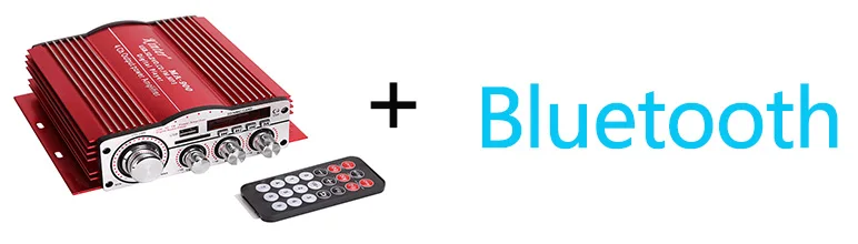 With BT Kinter MA-900 Bluetooth усилитель аудио 4 канала Стерео Усилители звука с поддержкой USB, SD карт памяти, MP3 FM радио поставить DC12V 5A Мощность адаптер - Цвет: With BT