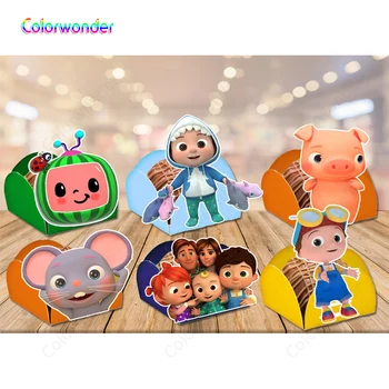 

Cocomelon Baby Picture Pig Mouse Backdrop Birthday Banner Party Theme Photography Background Baby Shower Vinyl Photo Booth