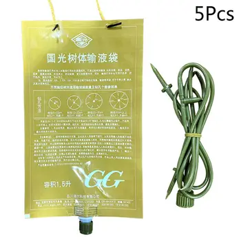 

5pcs 1.5L Tree Infusion Bags for Plant Flower Transplant Duct Tube Home Garden for mobile drip irrigation drought area