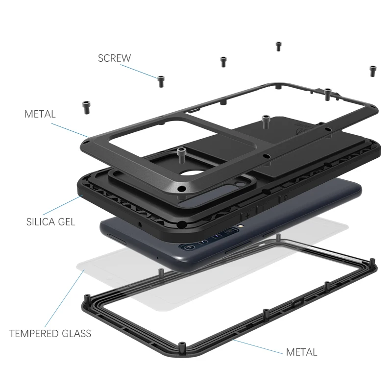 Металлический Чехол Love Mei для samsung Galaxy A9, противоударный чехол для телефона samsung Galaxy A9 A9s, прочный защитный чехол