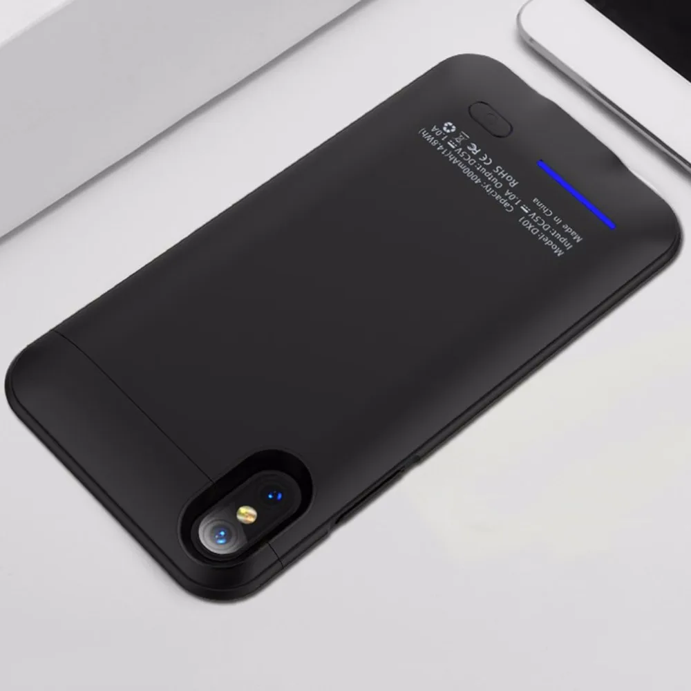 4000 мАч Внешний Аккумулятор Чехол для iPhone внешний портативный резервный аккумулятор зарядное устройство перезаряжаемый внешний аккумулятор чехол для телефона s