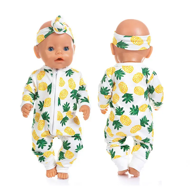New Fashion Outfit Suit Doll Clothes for 43cm Baby Reborn Doll 17inch Accessories doll clothes barbie doll clothes