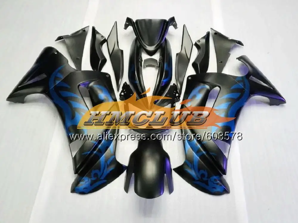 No. 23 Flat Средства ухода за кожей для KAWASAKI NINJA 650R ER6 F 650 ER6F 06 07 08 27CL. 72 Ninja650R ER-6F 06-08 ER 6F 2006 2007 2008 полностью глянцевый синий обтекатели - Цвет: No. 23 Flat