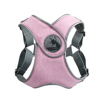 

Dog Adjustable Harness Reflective Pet Vest For Small Medium Dogs Breathable Protection Dog Harness Outdoor Pet Supplies