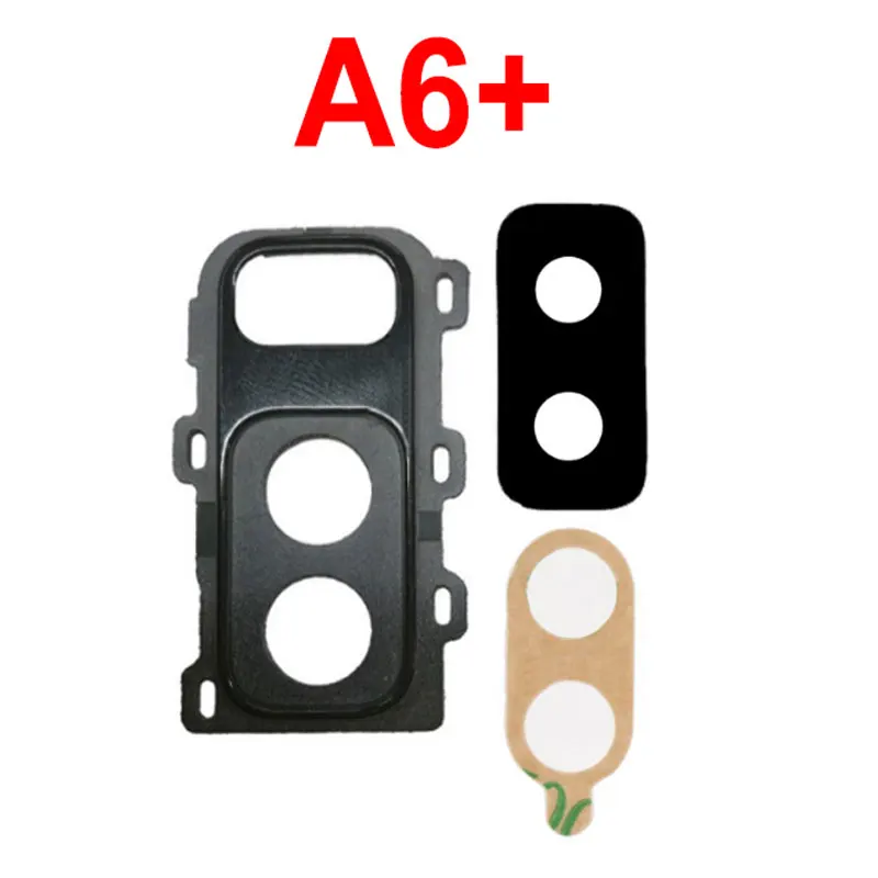 A6Plus--frame-lens Для samsung Galaxy A6 A600 A600F A6 Plus A6+ A605F A605 корпус телефона задний объектив задней камеры держатель Крышка - Цвет: A6Plus--frame-lens