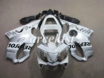 

Injection Mold New ABS Fairings Kit Fit for HONDA CBR 600 F4i FS 01 02 03 CBR600 2001 2002 2003 body set silver