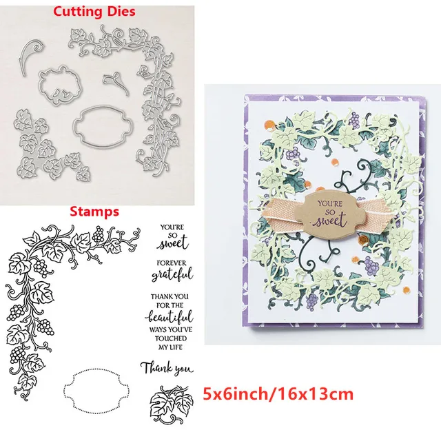 Cooking Tools Flowers  Trees Stars Cats Sending Hugs Transparent Clear Stamps And Dies for DIY Scrapbooking Craft Cards 2021 New 2