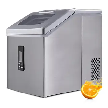 

Portable Countertop Ice Maker For 48 Lbs/24H Crystal Ice Cubes With Household Ice Shovel Quick Ice Machine US Warehouse Shipping