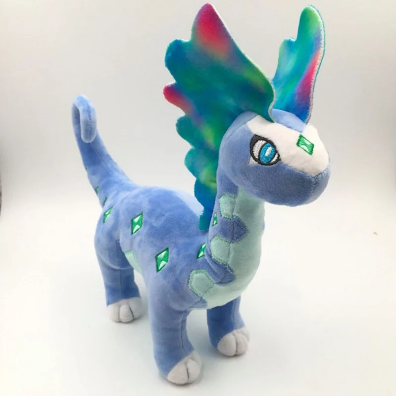 30cm Cartoon Pocket Animals Aurorus Stuffed Plush Doll Toy Pok Pets Amaura Evolution Kids Children Christmas Gift Toys SA3240