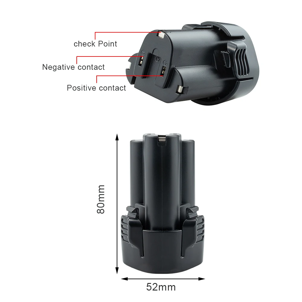 Waitley 10 8 V 3000mAh Электроинструмент аккумуляторная батарея для Makita 12V 3.0Ah BL1013 BL1014 LCT204
