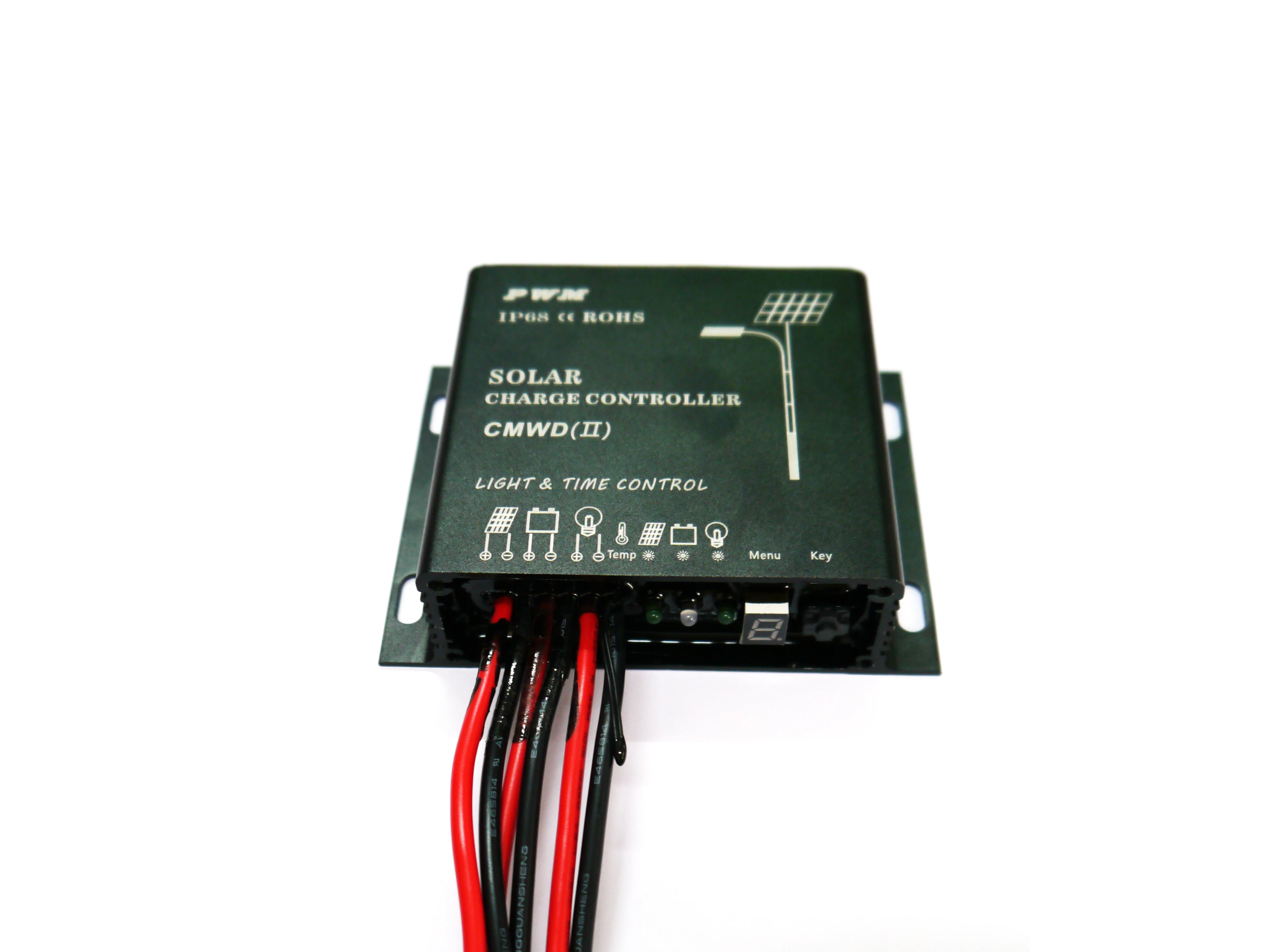 PowMr PWM Водонепроницаемый блок управления установкой на солнечной батарее 10A 20A Батарея регулятор IP68 12V 24V светодиодный цифровой Зарядное устройство для свинцово-кислотный литий Батарея
