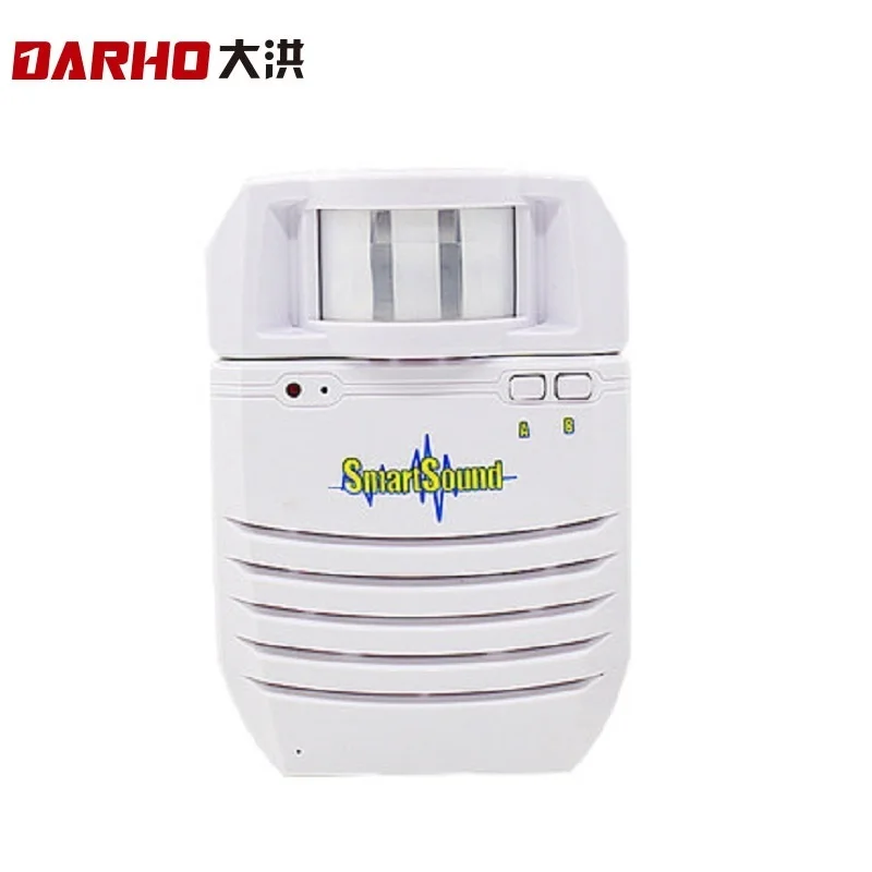 

Darho Welcome Chime Lithium Battery Powered Support SD Card Playback Bell Voice Reminder Recordable Sound Speaker
