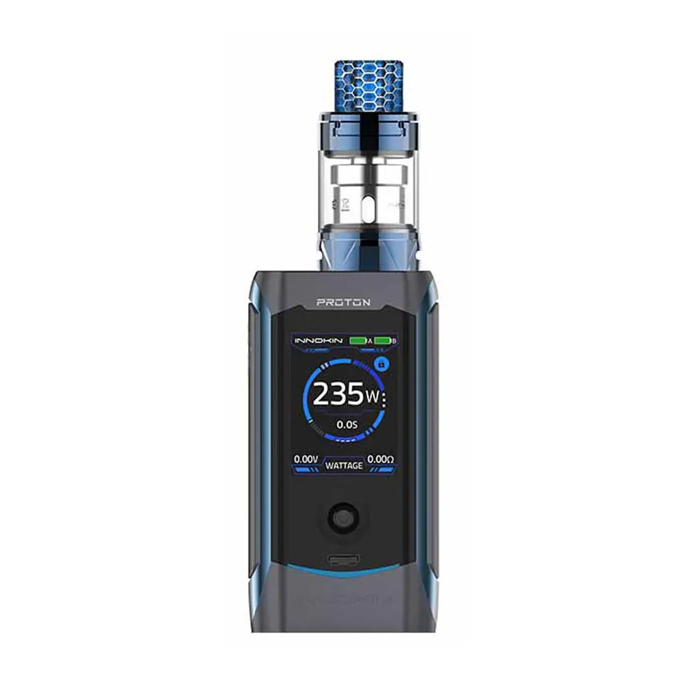 Оригинальный комплект Innokin Proton Plex 235 Вт с 2 мл баком & Box Mod Plexus Scion Coil Vapor Vs Drag