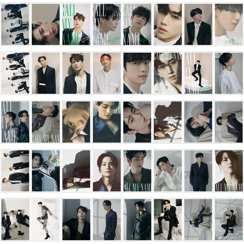 Kpop GOT7 10th Мини альбом Polaroid фото ЛОМО карта K-POP GOT7 вентиляторы коллекция подарков металлическая коробка 40 шт./кор. Прямая поставка