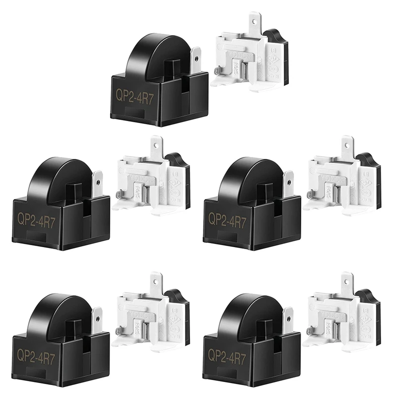 Refrigerador empezar QP2-4R7 4,7 Ohm 1 Pin refrigerador motor de arranque PTC relés y 6750C-0005P refrigerador protectores