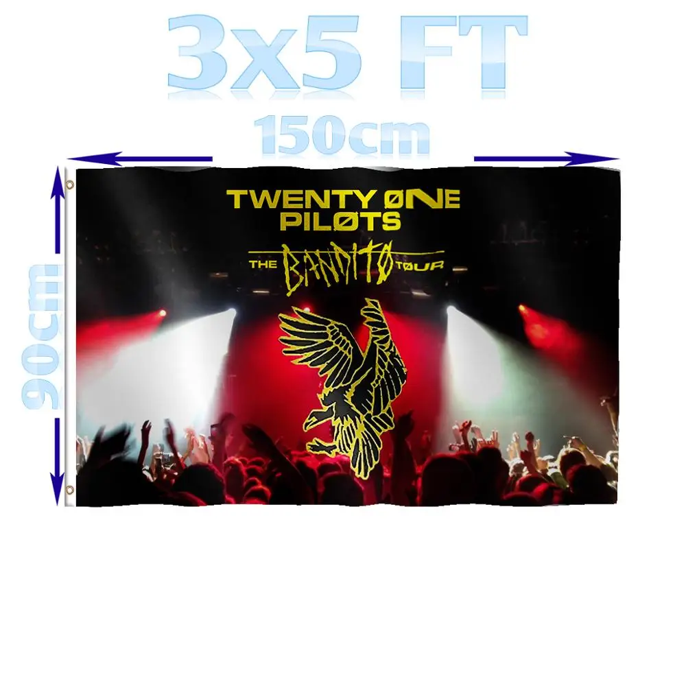 Магазин BENFACTORY 3x5 футов концертный прямой фестиваль Twenty One Pilots The BANDITO Tour and Eagle Flag
