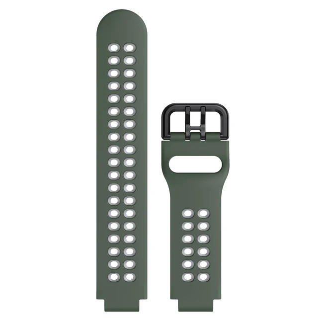 ANBEST Soft Slicone for Garmin Forerunner 230/235/620/630/735XT Two-color Recepalcement Smartwatch Accessories  for Man Woman army green gray