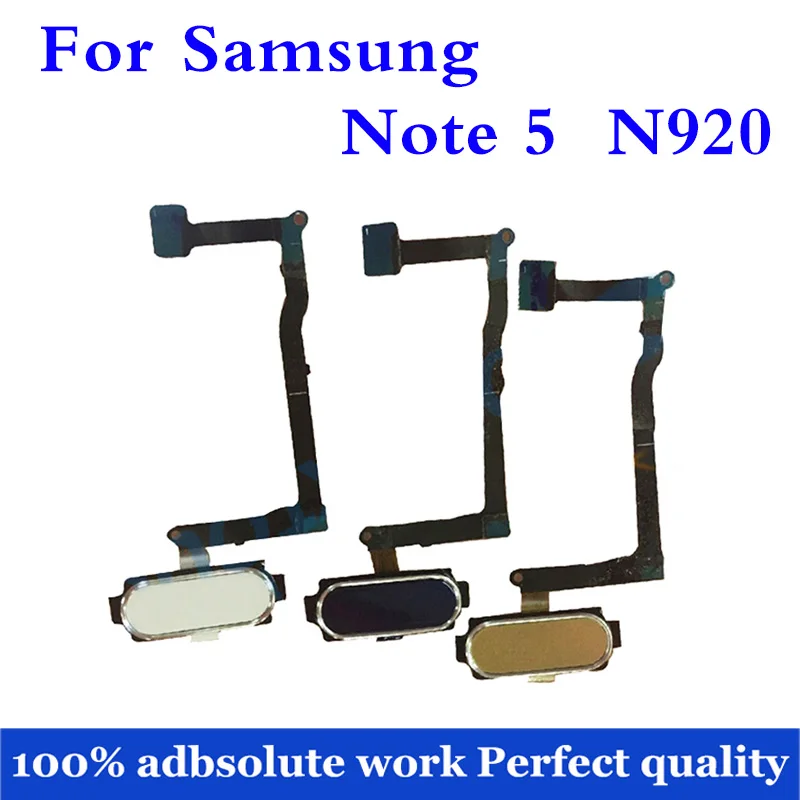 10X для Samsung Galaxy Note5 N920 N920F N920C N920G домашняя кнопка отпечатков пальцев сенсор гибкий