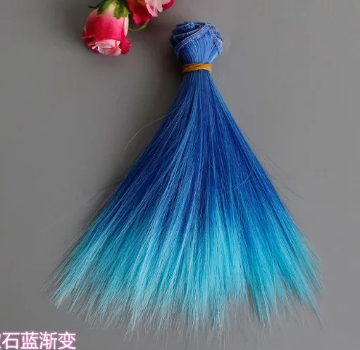 5pcs/lot  15cmx100cm BJD doll wig hair straight wigs hair--24colors option 2