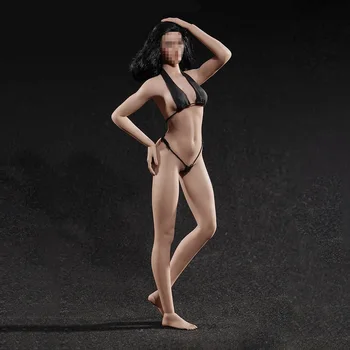 

1/6 European Women Seamless Body Action Figure Model With Metal Skeleton (Without Head Sculpt) For Child - Wheat White Skin S17b