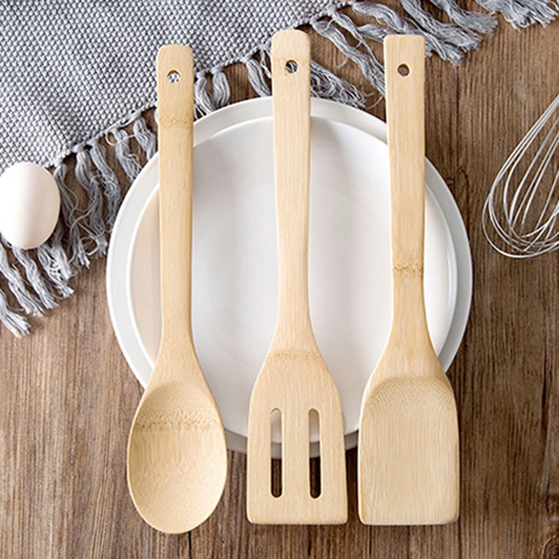 Wood Tableware Spoon Rice Colander Soup Skimmer Cooking Spoon Scoop Kitchen Reusable Tool Accessories 1Pcs wooden spoons,wood honey spoons