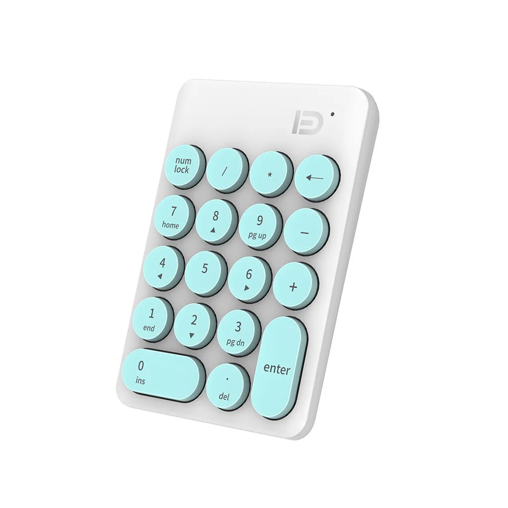 Gaming Keyboard USB 2,4 ГГц 18-ключ финансовых Бухгалтерия цифровая клавиатура ввода данных в Excel настольных ПК планшетный ПК Keyboard-L1203