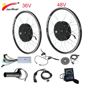 

JS Electric Bike kit 36V/48V Front Rear Motor Wheel Electric Bicycle Conversion Kit Hub Motor 20-29 inch Free Shipping