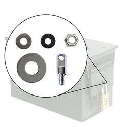 Kit de matériel de verrouillage pour armes à feu, coffret verrouillable pour armes à feu, 50 Cal .30 Cal 20mm 40mm 