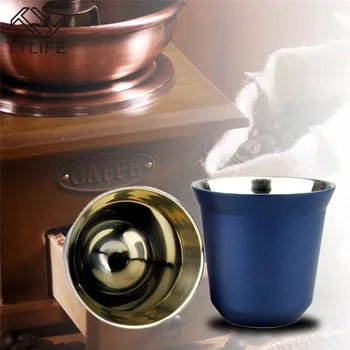 

TTLIFE Espresso Coffee Cup 80 Ml Stainless Steel Double Insulated Tumbler Espresso Tea Cup Double Stainless Steel Coffee Cup