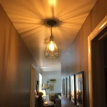 

Pendant Lamp American Style Wrought Iron Hollow Chandelier Lamp Without Bulb люстра потолочная Lanparas Modernas #YL10