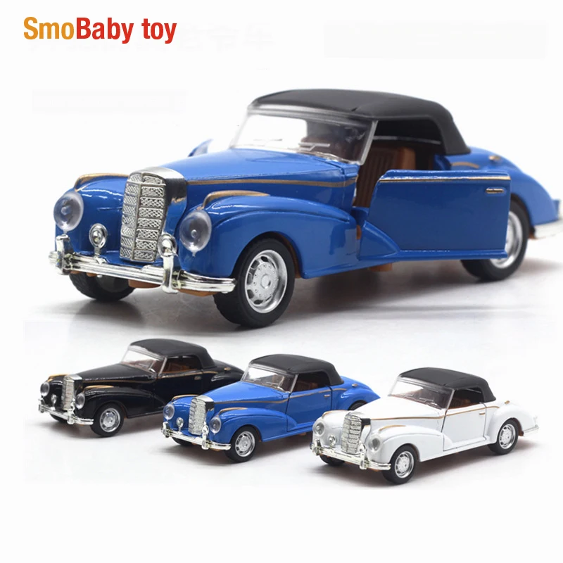 

1:36 Children Alloy Pull Back Car Toys Retro Classic Car Diecasts Toys Vehicles Models Collection High Simulation Model Boy Gift