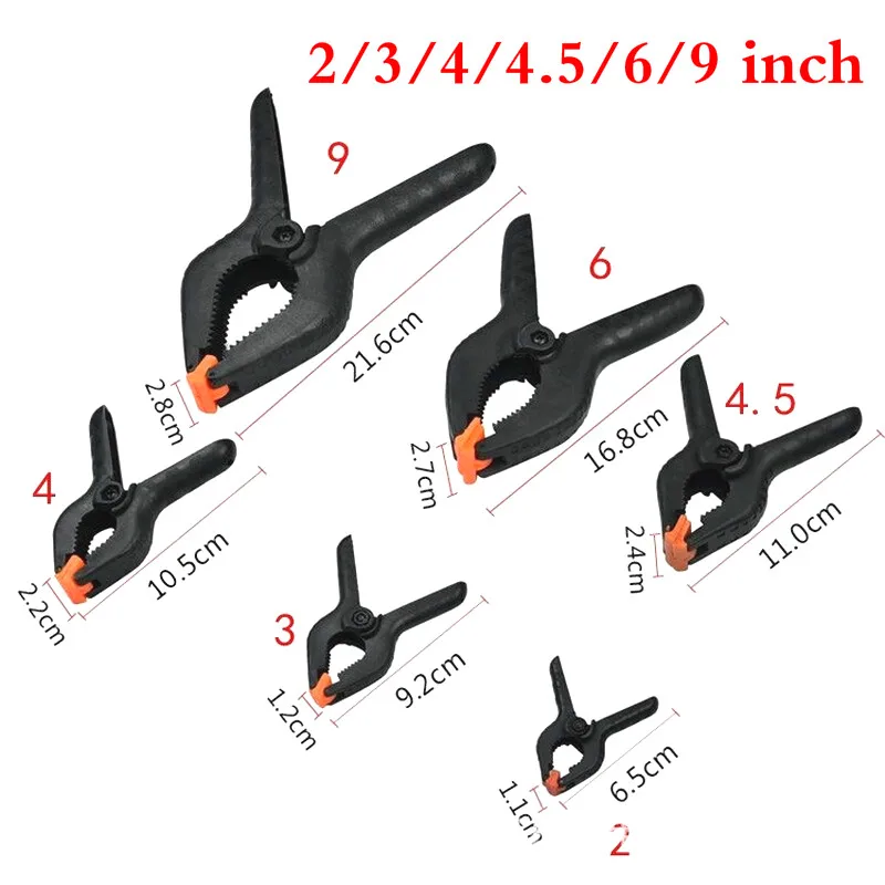 PlasticAdjustableSpringClampsDIYWoodworkingToolsPlasticNylon