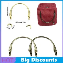 

Metal Bag Handles For Handbag Shoulder Bag Strap With Short Handle Bag Sewing Accessories For Alloy Handbags Parts