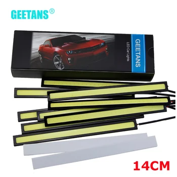 

GEETANS 10X Car-styling 14cm Waterproof Ultra-thin COB Chip LED Daytime Running Light DRL LED Light Lamp Source Car Styling CJ