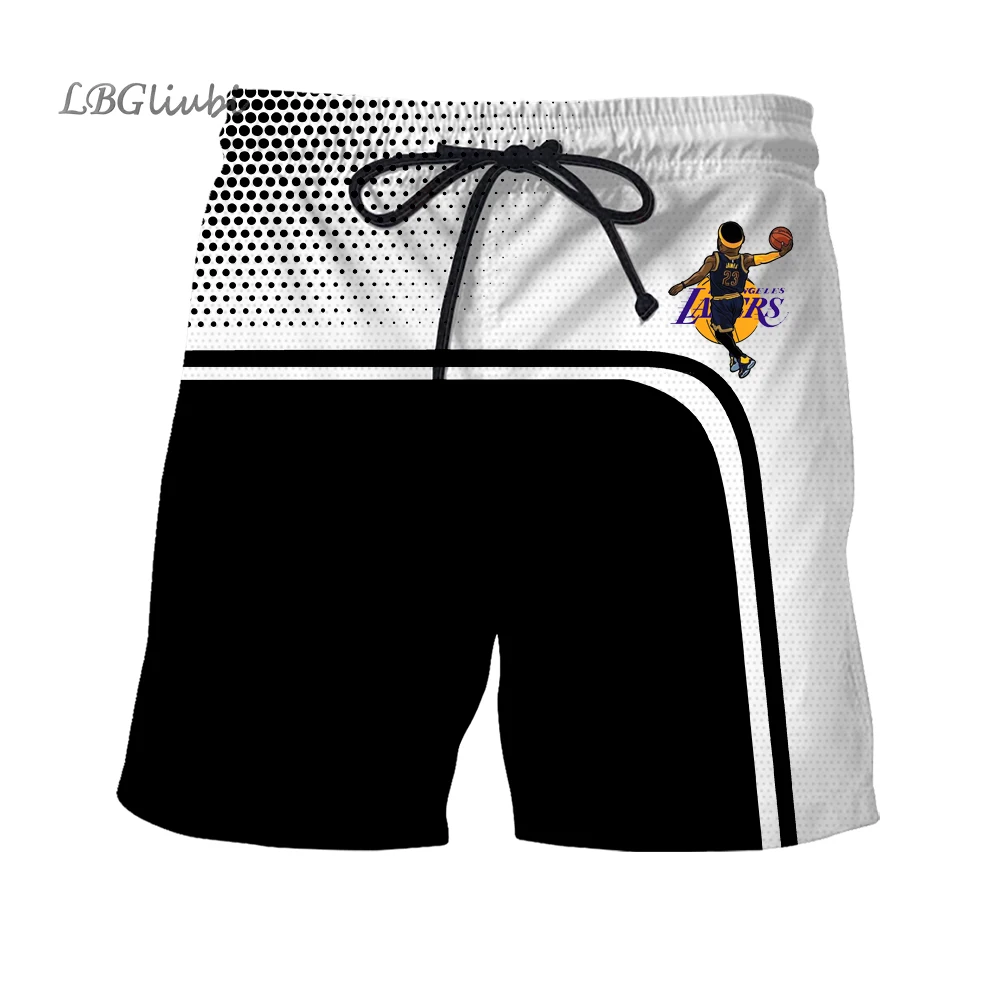 

2019 LeBron James new shorts 3D printing NBA James series shorts sports Harajuku shorts men and women outdoor basketball shorts