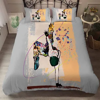 

Hip Hop Dance Bedding Set Bedroom Decor Doona Quilt Cover Boys Teen Gift Hypoallergenic 1PC Duvet Cover with Pillowcase