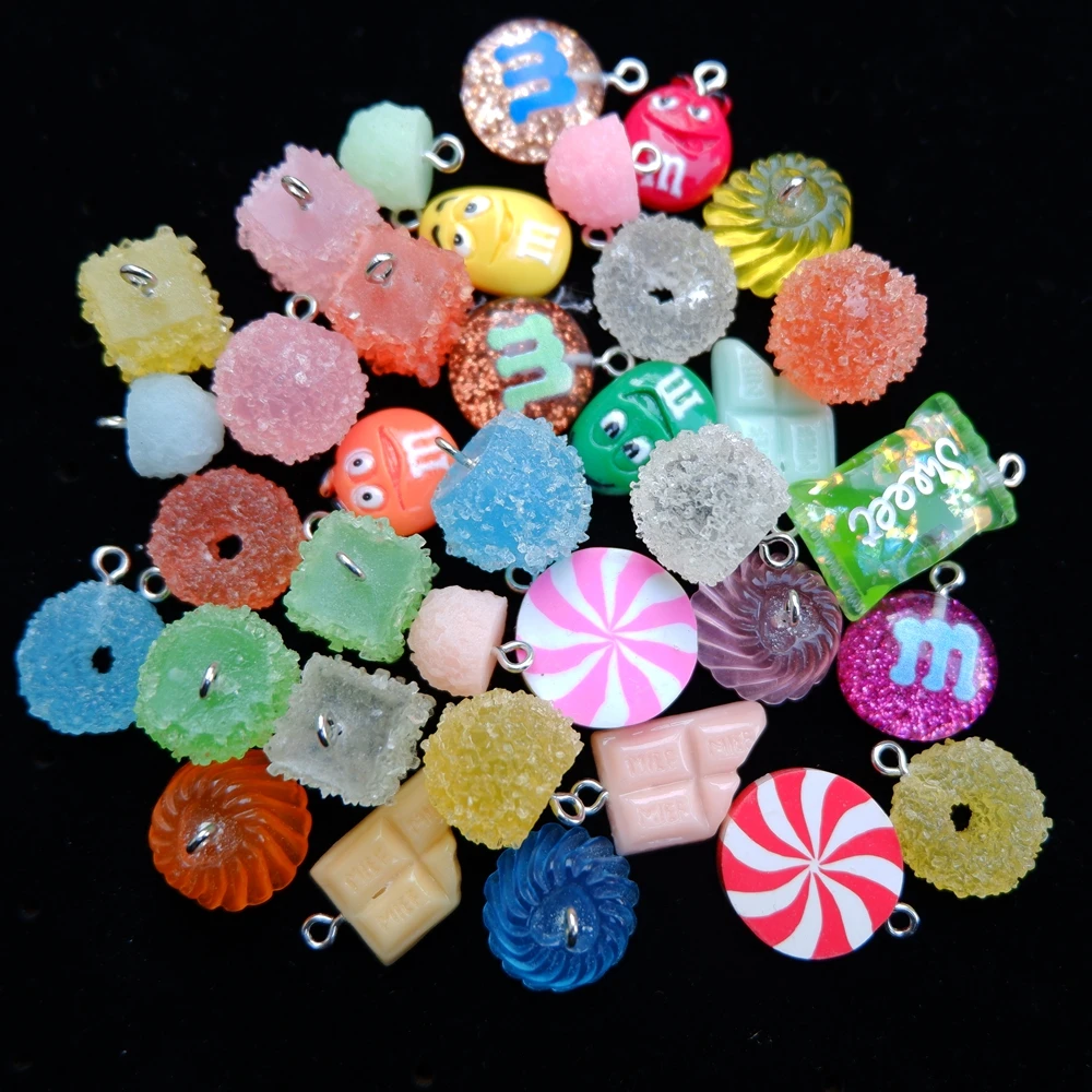 Jewelry Charms 10PCS 2-3 cm Mix set For handmade Decoration Bracelets Necklace Earring Key Chain