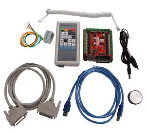  USB LPT Mach3 CNC 6 eje Motor paso a paso Manual del controlador de la caja de Control CNC Kit