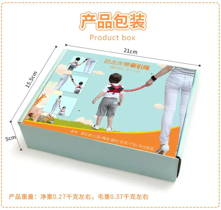 Мультяшный детский ремень безопасности Регулируемый Противоугонный на запястье