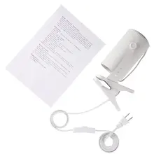 7 Вт белый алюминиевый светодиодный светильник для выращивания растений, регулируемый на 360 градусов комнатный растительный светильник s с зажимом с металлическим теплоотводом