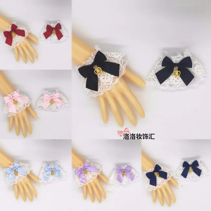 

Origional Lolita Lace Versatile Hand Cuff Lolita SOFT Girl Hand Jewelry Can Take a Stars Mo FA Angel Handle Alice
