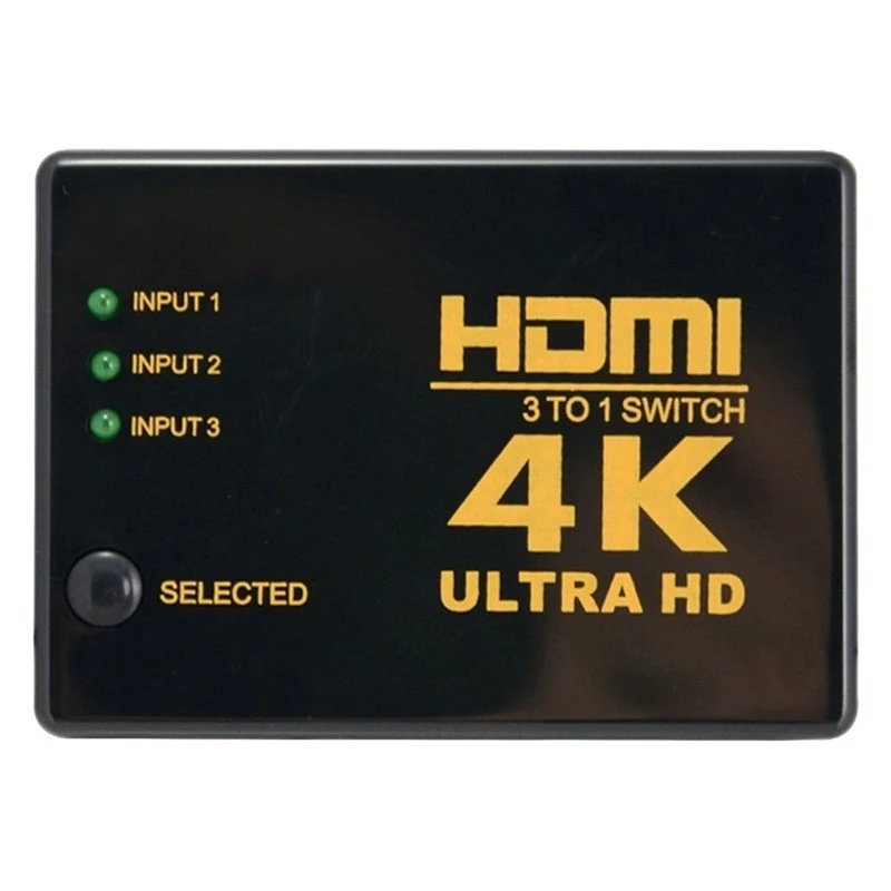 1080P 3 в 1OUT переключатель сплиттер коммутатор Ultra HD