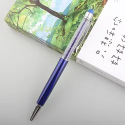 Bolígrafo de cristal de 3 piezas, bolígrafo creativo de moda, papelería de escritura, suministros para oficina y escuela