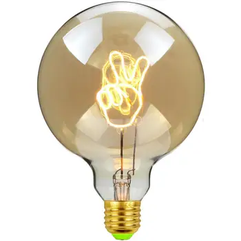 

G125 Vintage Light Bulb Soft Home Filament 4W Dimmable Table Lamp Bulb for Decoration
