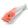 wLure 9cm 12g Red Mouth Painting Popper Topwater Hard Lure with Loud Rattling Sound and High Splash Water Fishing Lures T604 ► Photo 3/5
