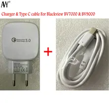 Для оригинального Blackview BV7000 BV9000 ЕС вилка зарядное устройство разъем тип C USB кабель для BV7000 BV9000 Pro type-C кабель