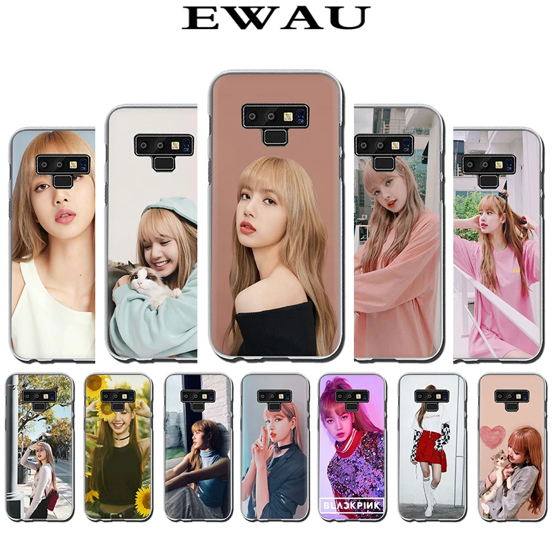 EWAU BLACKPINK Лиза жесткий чехол для телефона с рисунком в виде обложка чехол для Samsung Galaxy A3 A5 A6 A7 A8 A9 A10 A20 A30 A40 A50 A60 A70