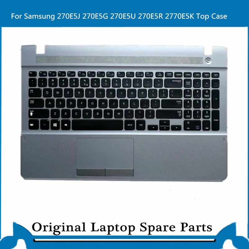 US Sliver Топ чехол для samsung 270E5J 270E5G 270E5U 270E5R 270EK C чехол подставка с клавиатурой трекпад KR US - Цвет: US Sliver