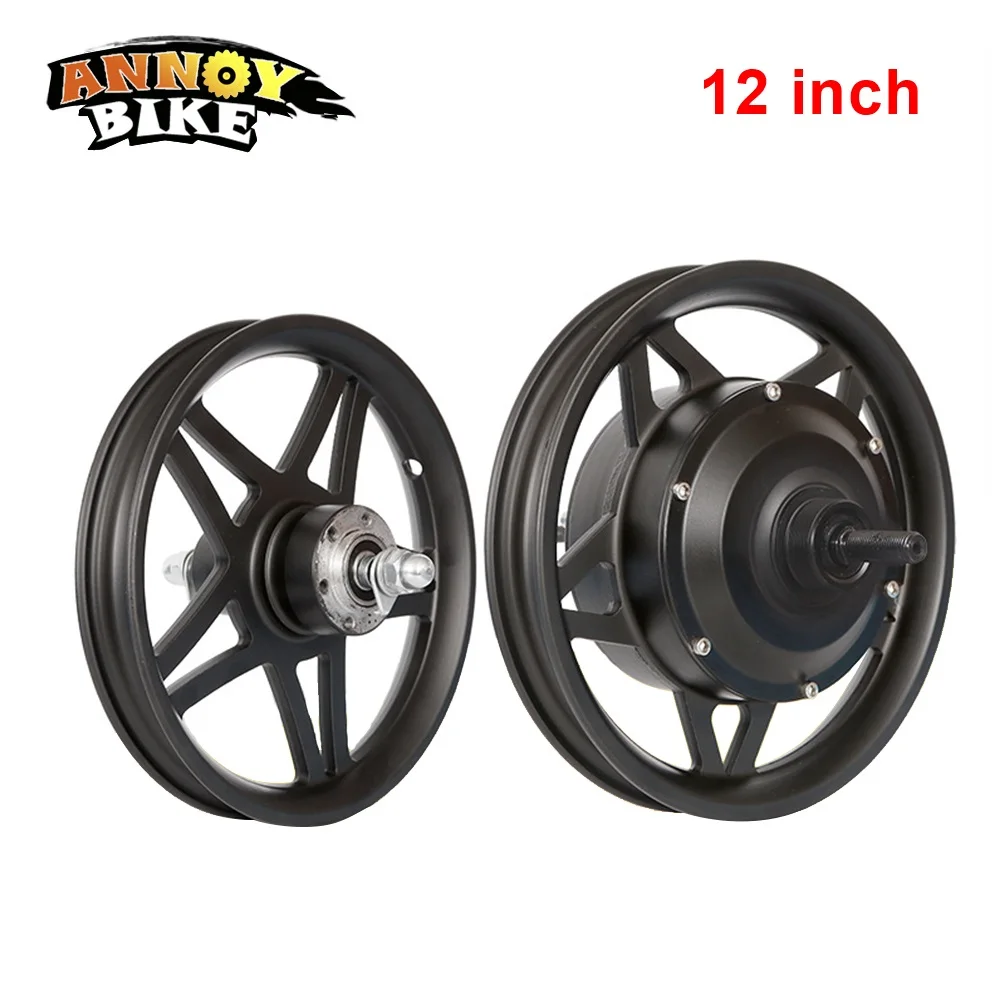 12-14-16-Front-Wheel-And-Rear-Drive-Wheel-Kit-High-Speed-Motor-48V250W-Brushless-Gear